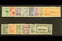 1952 Geo VI Set Complete, SG 172/85, Vf Mint. (14) For More Images, Please Visit... - Falklandeilanden