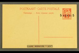 1928-29 5s On 9m+5s On 9m Complete Reply Card,Michel P 11,vfm For More Images, Please Visit... - Estonia