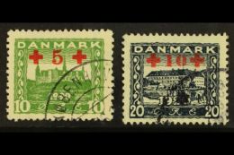 1921 Red Cross Surch Complete Set, Mi 116/117, VFU (2) For More Images, Please Visit... - Other & Unclassified