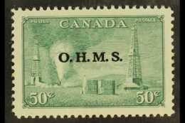 OFFICIALS 1949-50 50c Green "O.H.M.S." Ovpt SG O177 NHM For More Images, Please Visit... - Altri & Non Classificati