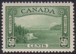 1937-8 50c Green, Vancouver Harbour SG 366 NHM For More Images, Please Visit... - Andere & Zonder Classificatie