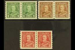 1935 KGV Defin Coil Stamp Pairs SG 352/4 NHM (3 Pairs) For More Images, Please Visit... - Other & Unclassified