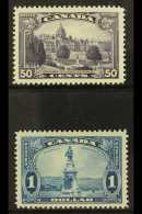 1935 50c Deep Violet & $1 Bright Blue SG 350/1 NHM (2) For More Images, Please Visit... - Sonstige & Ohne Zuordnung