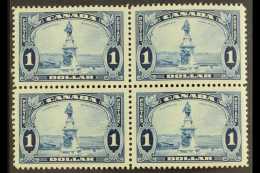 1935 $1 Bright Blue,SG 351,superb Mint (three Are NHM) BLOCK Of 4 For More Images, Please Visit... - Otros & Sin Clasificación