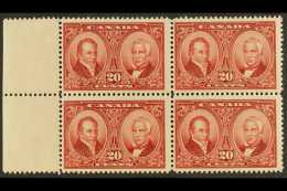 1927 20c Carmine, Confederation Historical, SG 273 NHM Block Of 4 For More Images, Please Visit... - Other & Unclassified