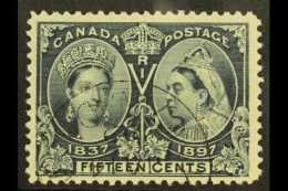 1897 15c Slate Jubilee, SG 132, Very Fine Used. For More Images, Please Visit... - Otros & Sin Clasificación