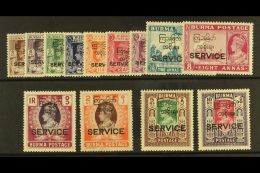 OFFICIALS 1947 Set Complete, SG O41/53, VfM (13) For More Images, Please Visit... - Birmania (...-1947)