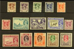 1946 New Colour Set, SG 51/63, Very Fine Mint (15 Stamps) For More Images, Please Visit... - Burma (...-1947)