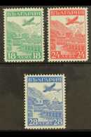 1932 "Aircraft Over Monastery" Set, Mi 249/251, VFM (3) For More Images, Please Visit... - Sonstige & Ohne Zuordnung