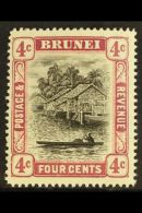 1907-10 4c Grey-black And Reddish Purple, SG 26a, Fine Mint For More Images, Please Visit... - Brunei (...-1984)