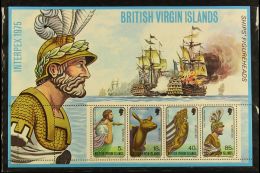 1975 Interpex Mini-sheet WMK UPRIGHT, SG MS329w, NHM For More Images, Please Visit... - British Virgin Islands