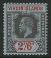 1913-19 2s6d Black And Red On Blue, SG 76, VFM For More Images, Please Visit... - British Virgin Islands