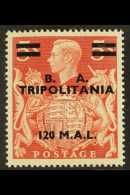 TRIPOLITANIA 1950 120L On 5s Red 'T' GUIDE MARK,MurrayPayne 25a,m For More Images, Please Visit... - Italiaans Oost-Afrika