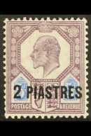 1905-08 2pi On 5d Slate-purp & Ultra, SG 14ab, Very Fine Mint For More Images, Please Visit... - Levante Británica