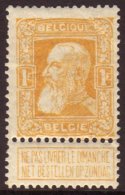 1905-08 1fr Orange-yellow, SG 104, Fine Mint, Wrinkle, Fresh For More Images, Please Visit... - Andere & Zonder Classificatie