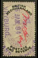 1887 £1 Lilac & Black, SG 20, B/foot 14, Fiscally Used For More Images, Please Visit... - Altri & Non Classificati