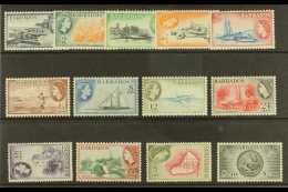 1953-61 Pictorials Complete Set, SG 289/301, NHM, Fresh (13) For More Images, Please Visit... - Barbados (...-1966)