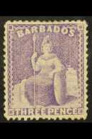 1875-80 3d Mauve-lilac, SG 75, Mint For More Images, Please Visit... - Barbados (...-1966)