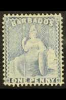 1875-80 1d Grey-blue, Perf 14, Mint For More Images, Please Visit... - Barbados (...-1966)