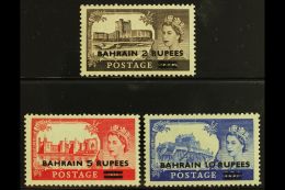 1955-60 Castles Type II Complete Set, SG 94a/96a, NHM, Fresh (3) For More Images, Please Visit... - Bahrein (...-1965)