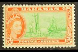 1954-63 5s Bright Emerald & Reddish Orange, SG 214a, Vfm, Fresh For More Images, Please Visit... - Other & Unclassified