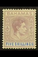 1938 5s Lilac And Blue On Thick Paper, SG 156, Vf Mint. For More Images, Please Visit... - Sonstige & Ohne Zuordnung
