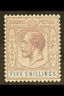 1921-37 5s Dull Purple And Blue, SG 124, Very Fine Mint. For More Images, Please Visit... - Other & Unclassified