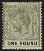 1912 £1 Green/black  SG 89 Mint, Tiny Tear At Left. For More Images, Please Visit... - Other & Unclassified