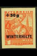 1935 1s+50g Winter Relief IMPERF PROOF, Mi 616 P U II, Nhm For More Images, Please Visit... - Other & Unclassified
