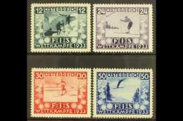 1933 Ski Championship Fund, SG 699/702, Fine Mint (4 Stamps) For More Images, Please Visit... - Sonstige & Ohne Zuordnung