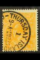 Thursday Island 1926-30 ½d Orange, SG 85, Very Fine Cds Used For More Images, Please Visit... - Other & Unclassified