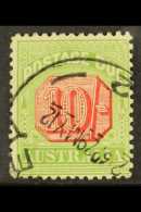 P.DUE 1909-10 10s, SG D72, VFU Small Corner Repair, C£150 For More Images, Please Visit... - Altri & Non Classificati