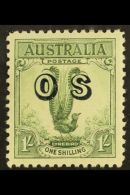 OFFICIAL 1932-33 1s Green "OS" Opt, SG O136, Vfm, Fresh For More Images, Please Visit... - Sonstige & Ohne Zuordnung