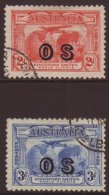 OFFICIAL 1931 2d & 3d Kingsford Smith, SG O123/24, VFU. (2) For More Images, Please Visit... - Other & Unclassified