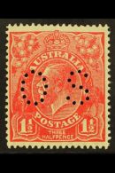 OFFICIAL 1926-28 1½d Golden Scarlet "OS", SG O90a, Very Fine Mint For More Images, Please Visit... - Other & Unclassified