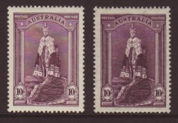 1937-49 10s Both Papers, SG 177 & 177a, Vfm, Fresh (2) For More Images, Please Visit... - Andere & Zonder Classificatie