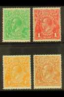 1914-20 KGV Heads Set, SG 20/23, Vfm, Fresh (4) For More Images, Please Visit... - Otros & Sin Clasificación