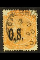 SA Officials 1891-96 2d Orange Perf 15 DOUBLE OPT, SG O57a, Vfu For More Images, Please Visit... - Sonstige & Ohne Zuordnung