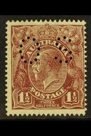 OFFICIAL 1918 1½d Dp Red- Brown "OS", SG O69, Mint Lightly Hinged For More Images, Please Visit... - Ascensión