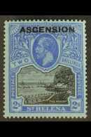 1922 2s Black & Blue On Blue Opt, SG 7, Vfm, Fresh For More Images, Please Visit... - Ascension