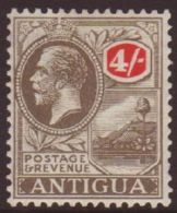 1921-29 4s Grey-black & Red, SG 80, Vfm, Fresh For More Images, Please Visit... - Andere & Zonder Classificatie