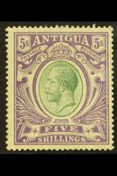 1913 5s Grey Green And Violet, Geo V, SG 51, Mint. For More Images, Please Visit... - Other & Unclassified