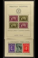1938 Both Miniature Sheets, Mi Blocks 2 & 3,  Mint (2 M/s) For More Images, Please Visit... - Albania