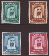 1967 Zaid Definitive Set, SG 38/41, Very Fine Mint (4 Stamps) For More Images, Please Visit... - Abu Dhabi