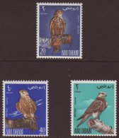 1965 Falconry Set, SG 12/14, Very Fine Mint (3 Stamps) For More Images, Please Visit... - Abu Dhabi
