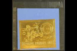 SPACE Rwanda 1972 600f Apollo 15 Gold Foil,Mi 473 A,SG 442,NHM For More Images, Please Visit... - Non Classificati