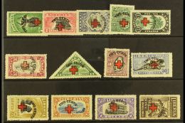 RED CROSS Liberia 1918 Surchs Complete Set, Scott B3/15, Vfm (13) For More Images, Please Visit... - Non Classificati