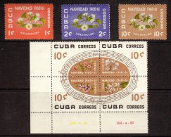 FLOWERS Cuba 1960 Christmas Set Se-tenant Sc 648/62,NHM,15 For More Images, Please Visit... - Zonder Classificatie