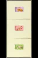 ANIMALS Afars & Issas 1973 Set IMPERF DE LUXE BLOCKS,Yv80/2,NHM,3 For More Images, Please Visit... - Non Classés