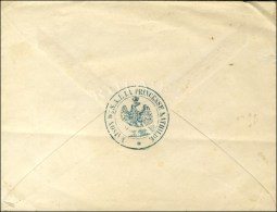 Le Secrètaire Des Commandements / De SAR La Princesse Mathilde. Bleu (S. N° 5840). Au Verso, Cachet Bleu... - Lettres Civiles En Franchise